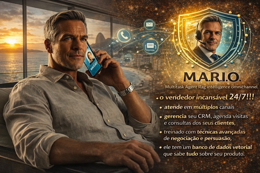 MARIO — o vendedor incansável 24/7
